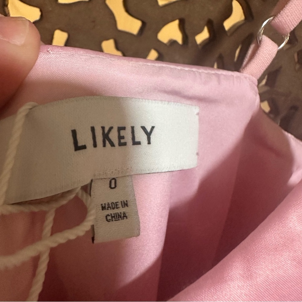 NWT LIKELY Steph Dress in Rose Shadow size 0 reg $228 - Picture 6 of 8